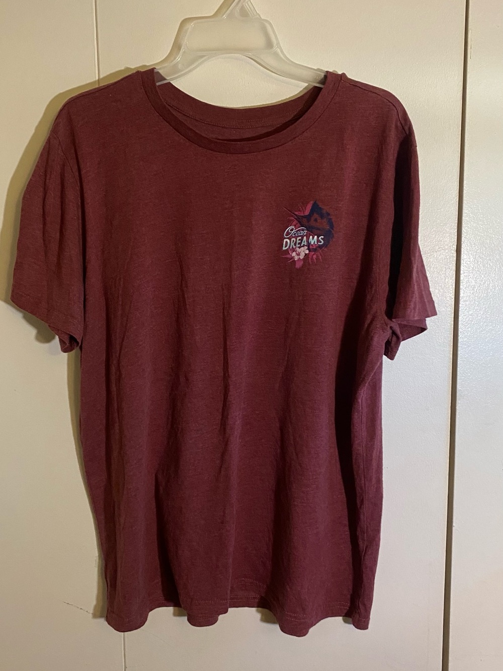 croft & barrow Maroon Short‑Sleeve Graphic Tee